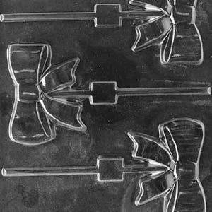 M103 Ribbon Lolly Lollipop Chocolate Candy Soap Mold