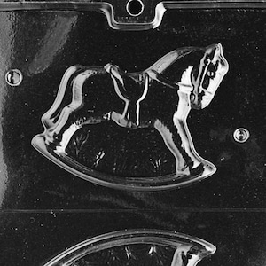 A017 3D Rocking Horse Chocolate Candy or Soap Mold