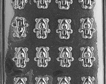 A026 Bite Size Teddy Bear Chocolate Candy Mold