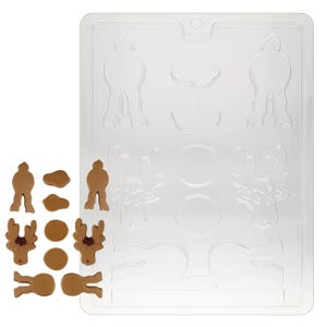 C195  Stacking Reindeer Chocolate Candy or Soap Mold