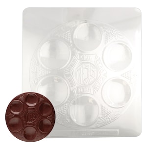 R300 Seder Plate Chocolate Candy or Plaster Mold