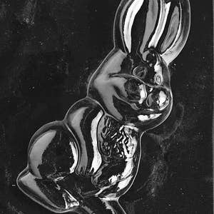 E134 Large Easter Bunny Chocolate Candy or Soap Mold