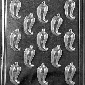 F113 Chili Pepper Chocolate Candy Mold