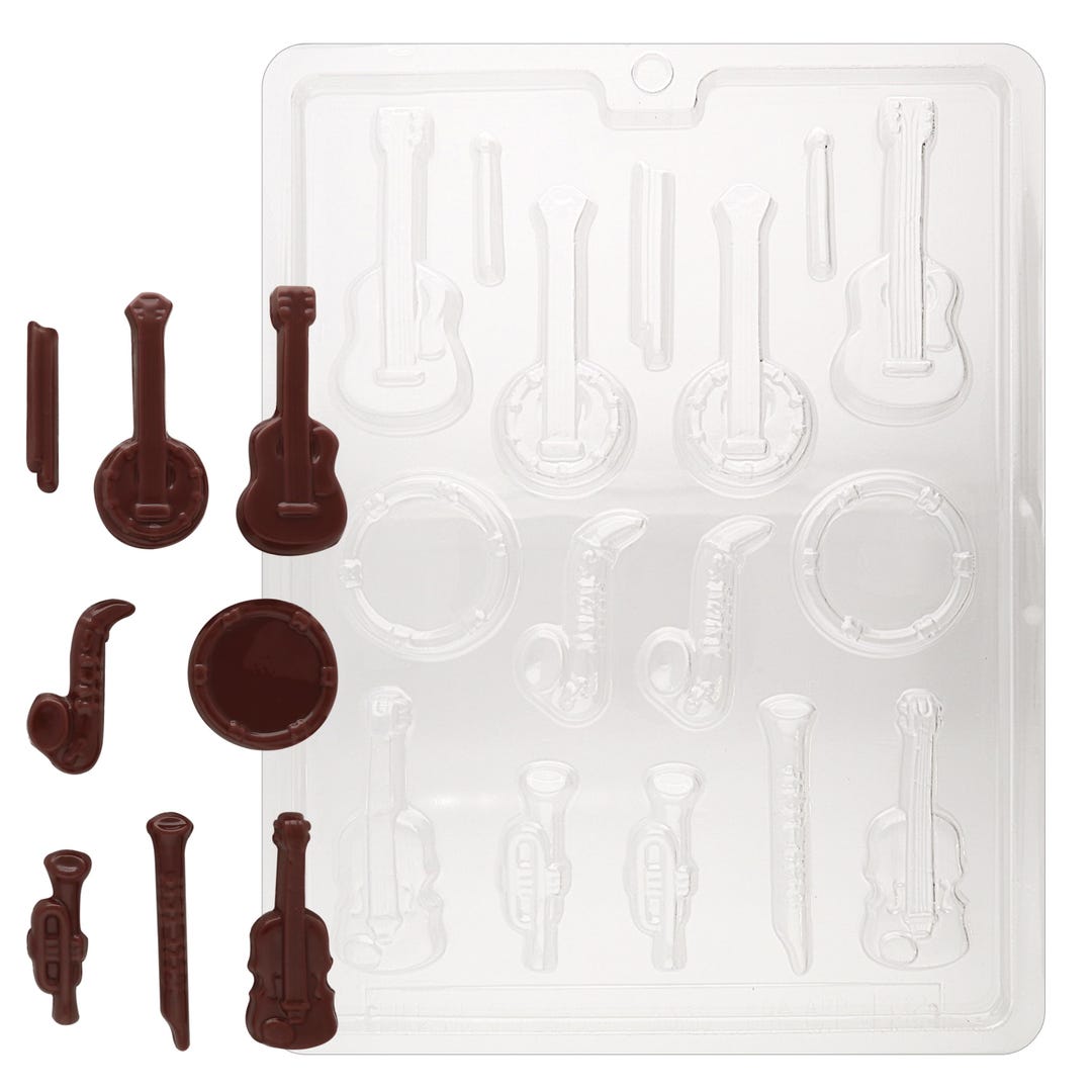 J062 Musical Instruments Chocolate Candy Soap Mold - Etsy
