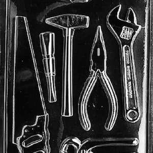 D066 Tool Assortment Wrench Pliers Saw Chocolate Candy Soap Mold