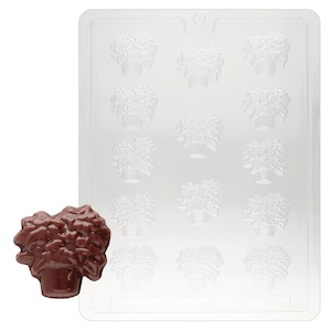 C179 Pot of Poinsettia Chocolate Candy Mold