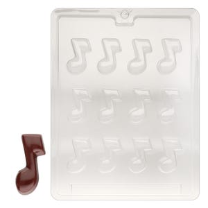 J059 Chocoladesnoepvorm met muzieknoot