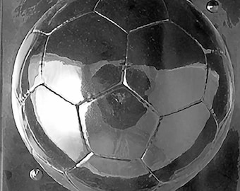 S301A&B 2 Piece 3D Soccer Ball Chocolate Candy Mold
