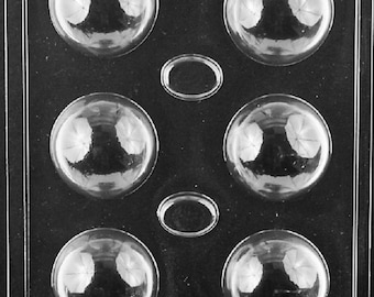 M218  Hot Cocoa Mocha or Bath Bomb Mold Chocolate Candy Soap Mold