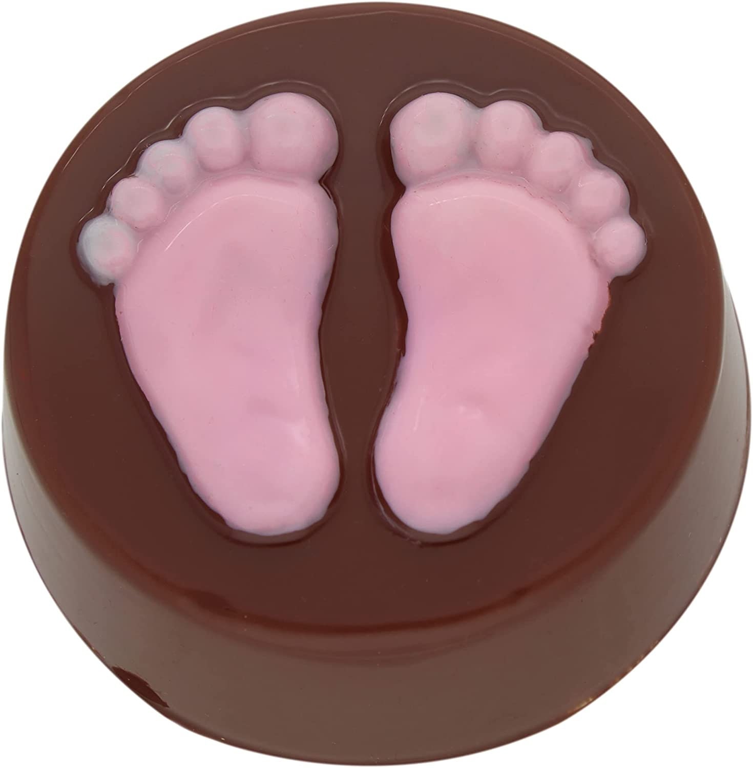 Grandmama's Goodies B057 Baby Feet Cookie Chocolate Candy Soap...
