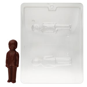 W044 Molde 3D para chocolate, pasta o jabón para despedida de soltera o boda de novios