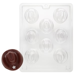 K080 Cowboy Hut Pralinen Gießform