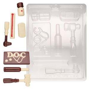 J076 Doctor's Kit Chocolate Candy, Plaster or Soap Mold