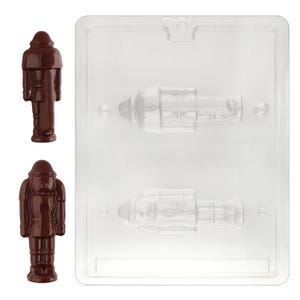 C120 3D Nutcracker Chocolate Candy, Plaster or Soap Mold