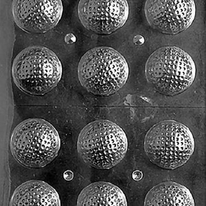 S051 3D Golf Ball Chocolate Candy Soap Mold