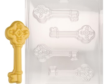 M222 Skeleton Key Chocolate Candy Mold