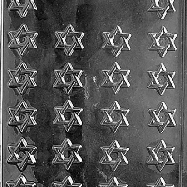 R005 Bite Size Star of David Chocolate Candy Soap Mold