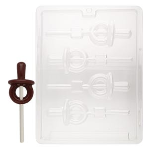 B036 Pacifier Lollipop Lolly Chocolate Candy Mold