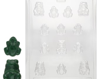 A002 Frog Chocolate Candy, Plaster or Soap Mold