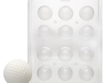 S051 3D Golf Ball Chocolate Candy Mold