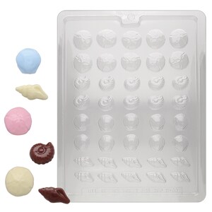 N033 タイニーシェルチョコレートキャンディモールド