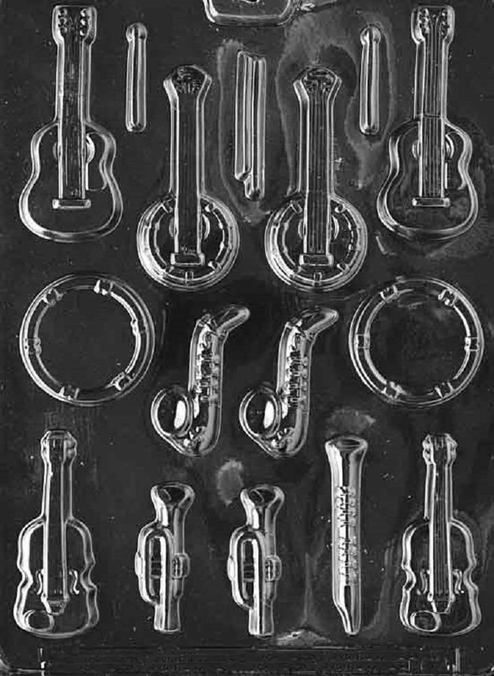 J062 Musical Instruments Chocolate Candy Soap Mold - Etsy