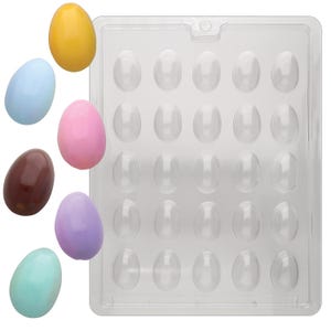 E013 Molde pequeño para dulces de chocolate con forma de huevo de Pascua