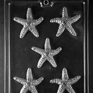 N059 Starfish Chocolate Candy Soap Mold