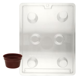 F018 Small Flower Pot Chocolate Candy Mold
