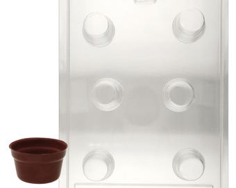 F018 Small Flower Pot Chocolate Candy Mold
