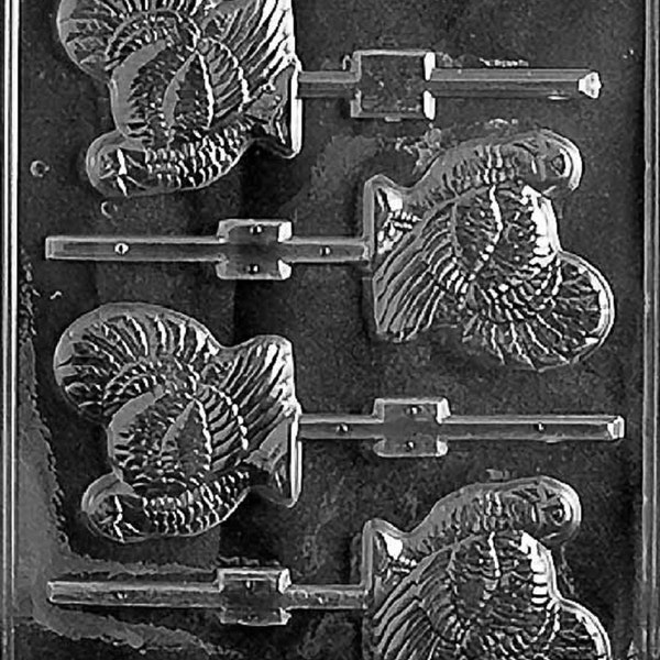 Chocolate Turkey Lollipop Mold Etsy