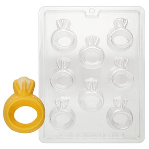 W076 Engagement Ring Chocolate Candy Mold