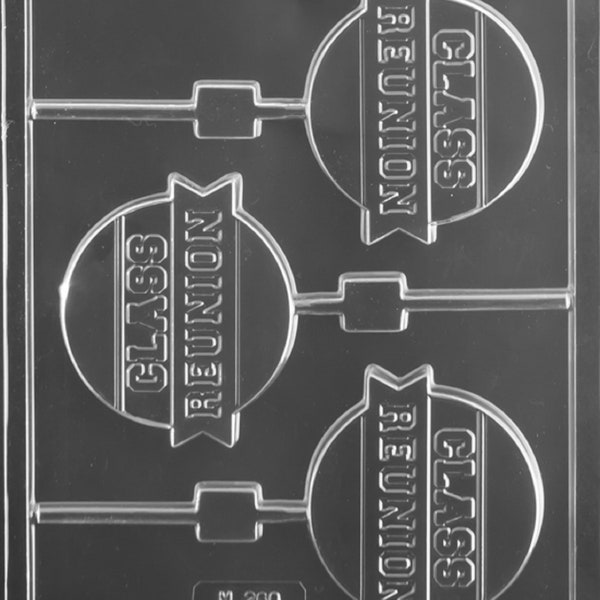 M268 Class Reunion Lollipop Chocolate Candy Mold