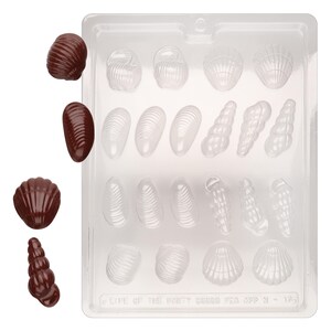 N017 3D-schaal chocoladesnoepzeepvorm