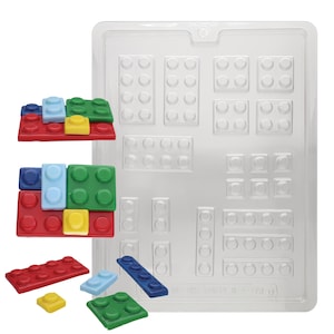 K172 Stampo per cioccolatini con blocchi da costruzione assortiti