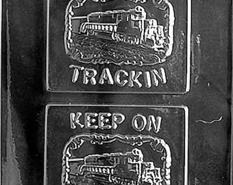 J094 Train Greeting Card Chocolate Candy Mold