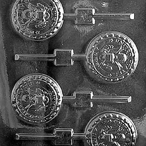 J098 Army Lollipop Chocolate Candy Soap Mold