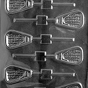 S099 Lacrosse Lollipop Sucker Chocolate Candy Soap Mold