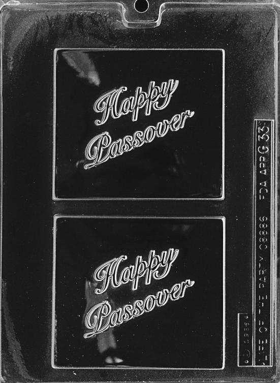 G033 Happy Passover Card Chocolate Candy Mold - Etsy