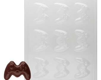 Molde de chocolate para dulces con forma de controlador de videojuegos K180