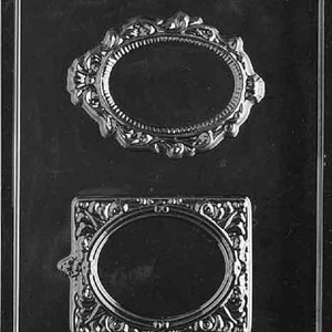 M180 Fancy Frame Chocolate Candy Soap Mold with Exclusive Molding Instructions