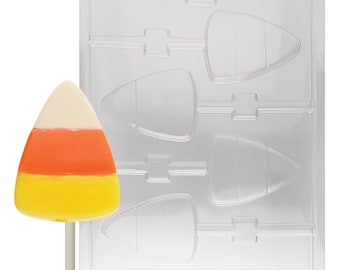 H179 Candy Corn Easter Halloween Lollipop Chocolate Candy Mold