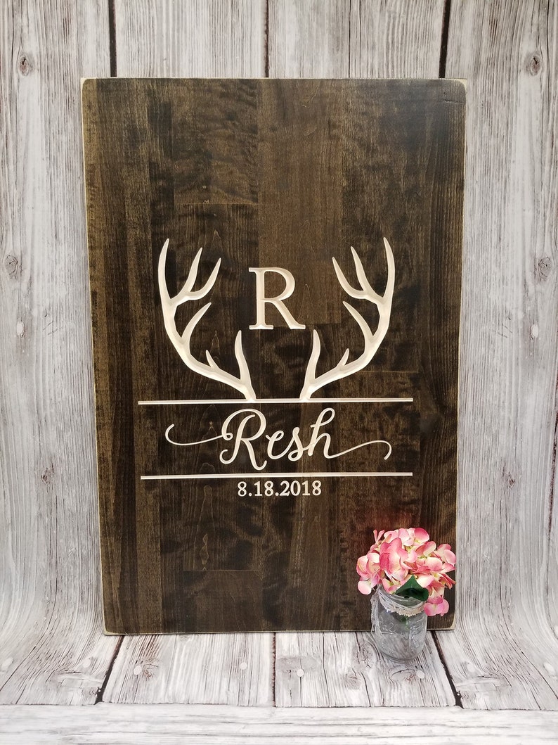 Rustic Wedding Guest Book Alternative Rustic Wedding Decor | Etsy