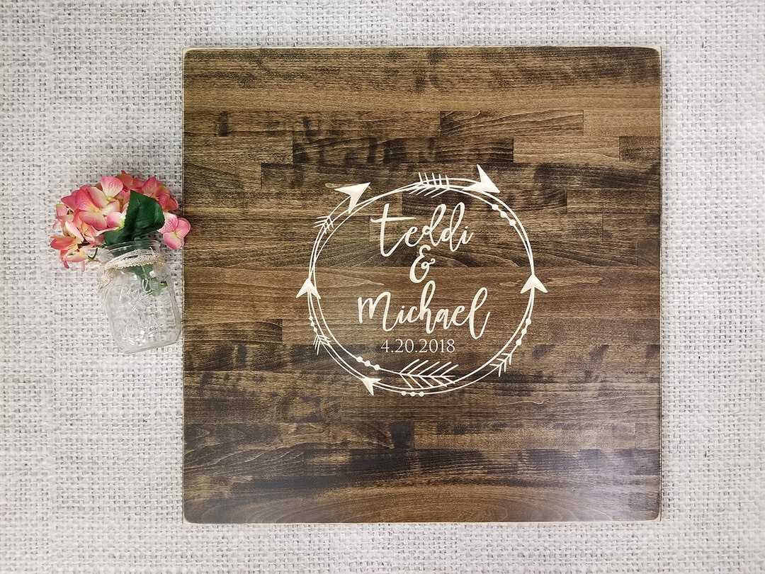 Rustic Wedding Guest Book Alternative Rustic Wedding Decor - Etsy