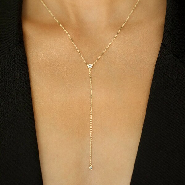 Lariat Necklace Etsy