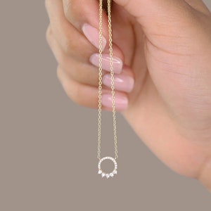 Dainty Petal Necklace image 2