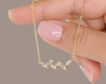 Ivy Necklace in 14K Gold Vermeil, 14K Rose Gold Vermeil or Rhodium over Sterling Silver