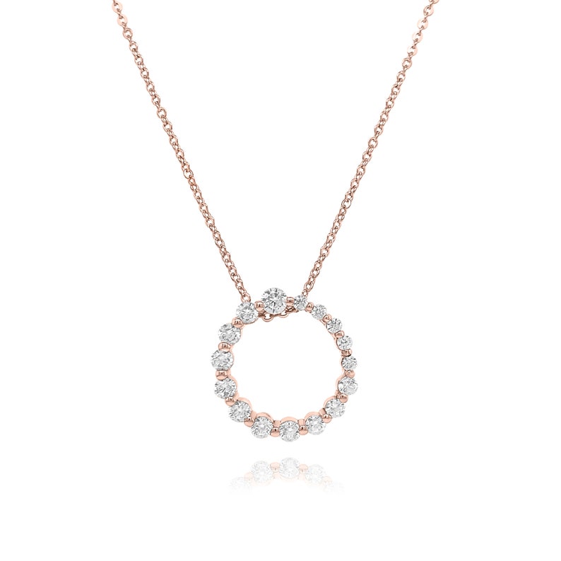 Eternal Karma Necklace in 14K Gold Vermeil, 14K Rose Gold Vermeil, White Gold Rhodium over Sterling Silver Trove image 3