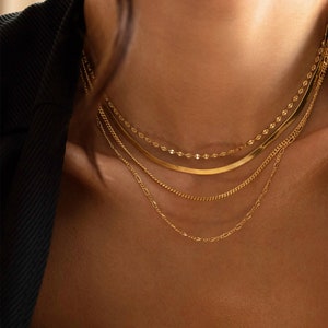 DAINTY CURB CHAIN 14K Gold Vermeil or White Gold over Sterling Silver Unisex Chain Trove image 4