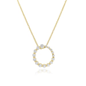 Eternal Karma Necklace in 14K Gold Vermeil, 14K Rose Gold Vermeil, White Gold Rhodium over Sterling Silver Trove image 2